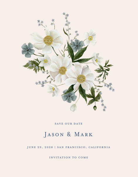 Winstead Portrait | Linen | Zola Save The Dates