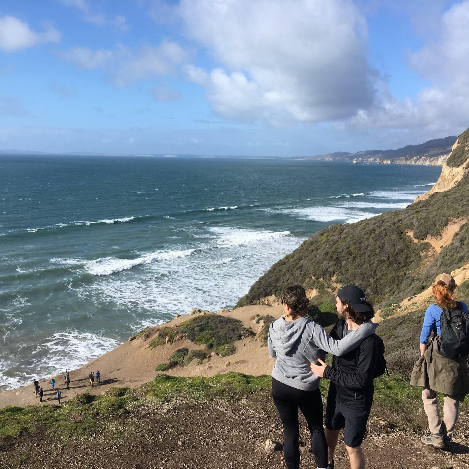 Point Reyes National Park, CA January 2020 - the day we went on a hike with Audrey, Alex, Shan and Marj. Alex told Marj we were going on a "short walk" which turned into an 8 mile hike