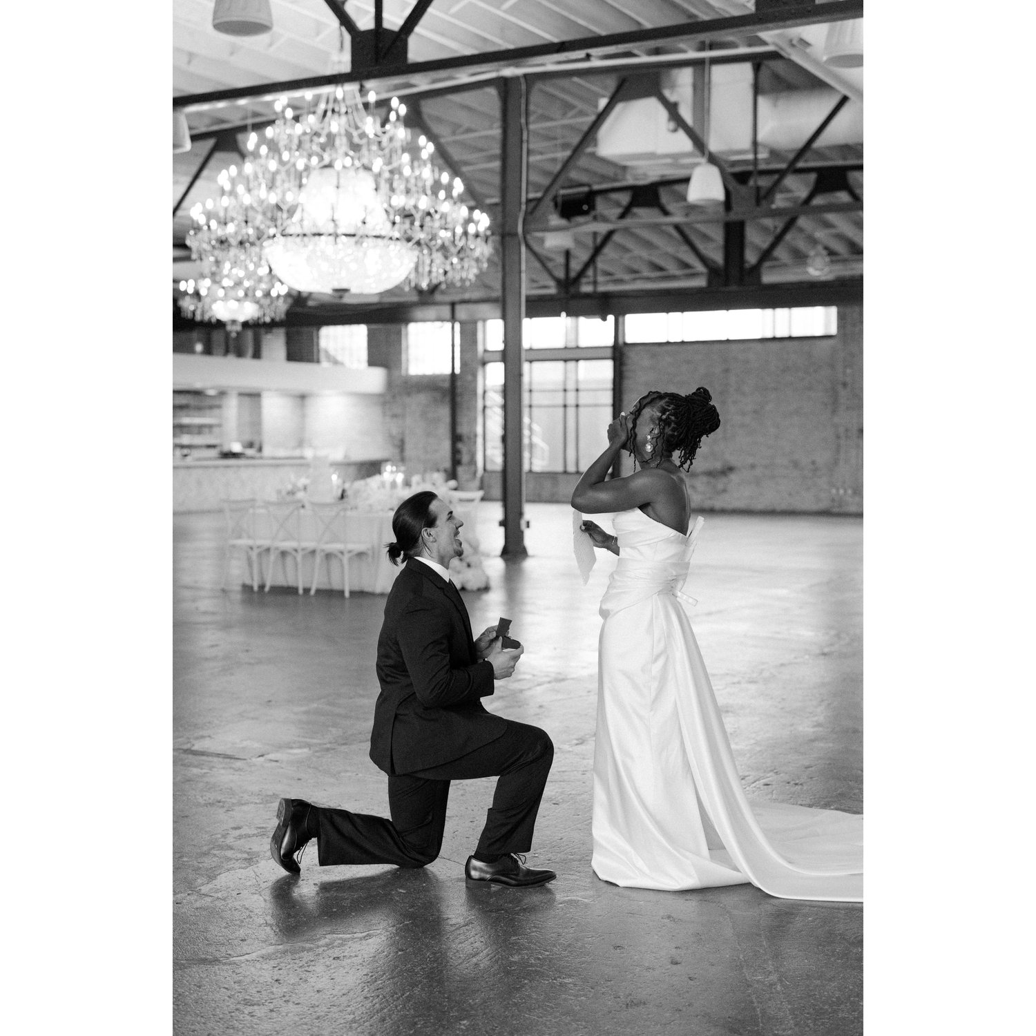 SURPRISE! It's a proposal at a photoshoot!