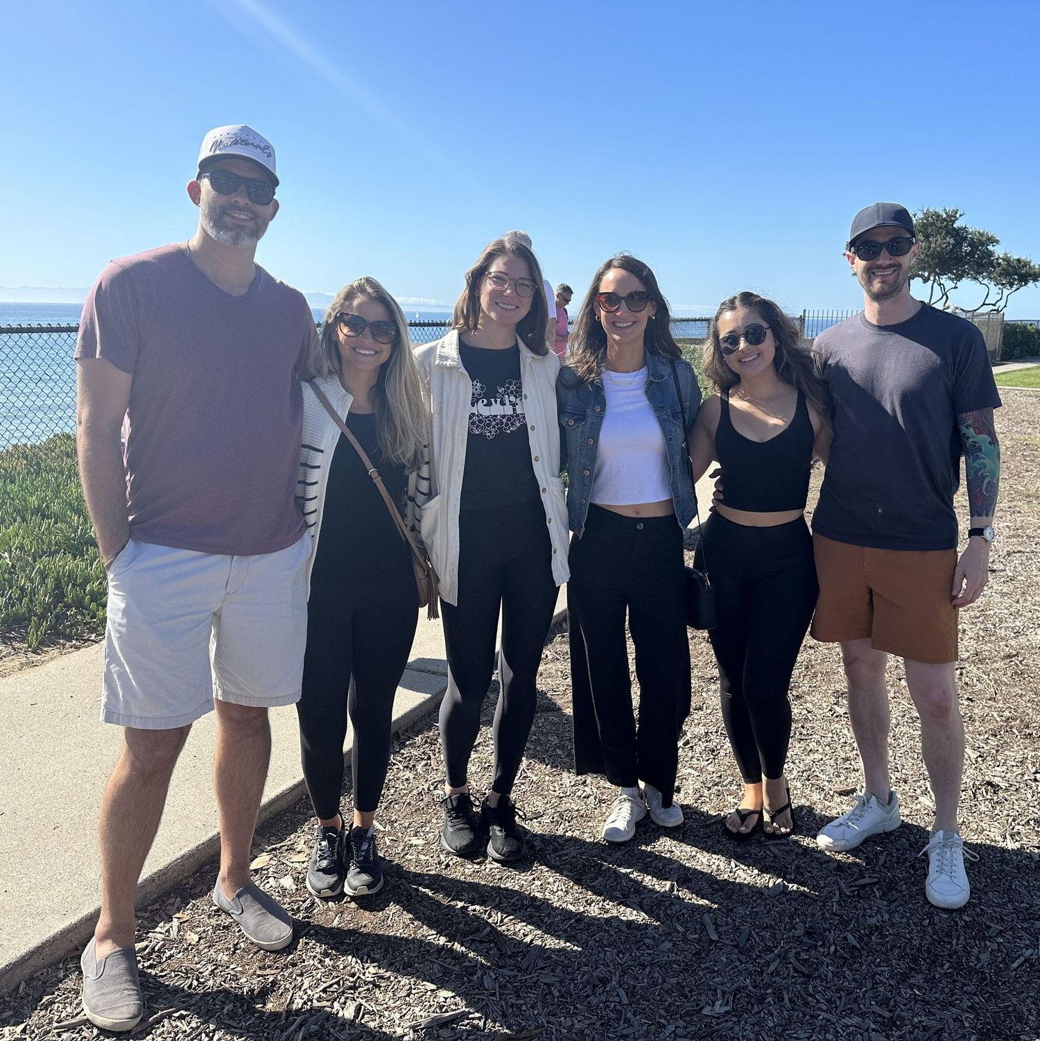 Farewell coffee & donuts - October 2024 - Santa Barbara - Ben, Rachel, Hillary & Lauren