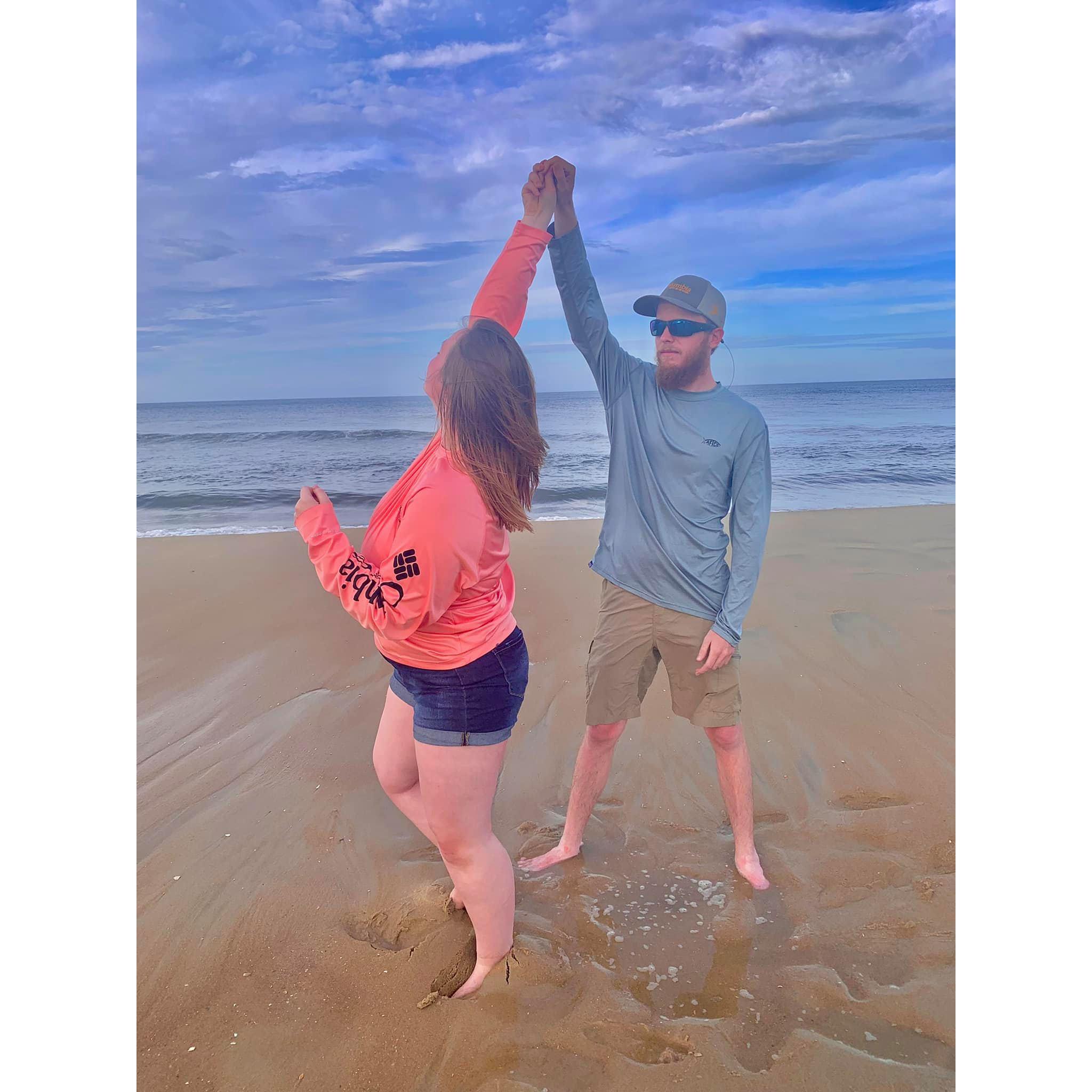 First Beach Trip Together
