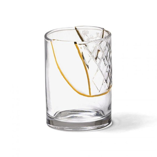 Seletti 09657 Kintsugi N'2 Glass Set/2