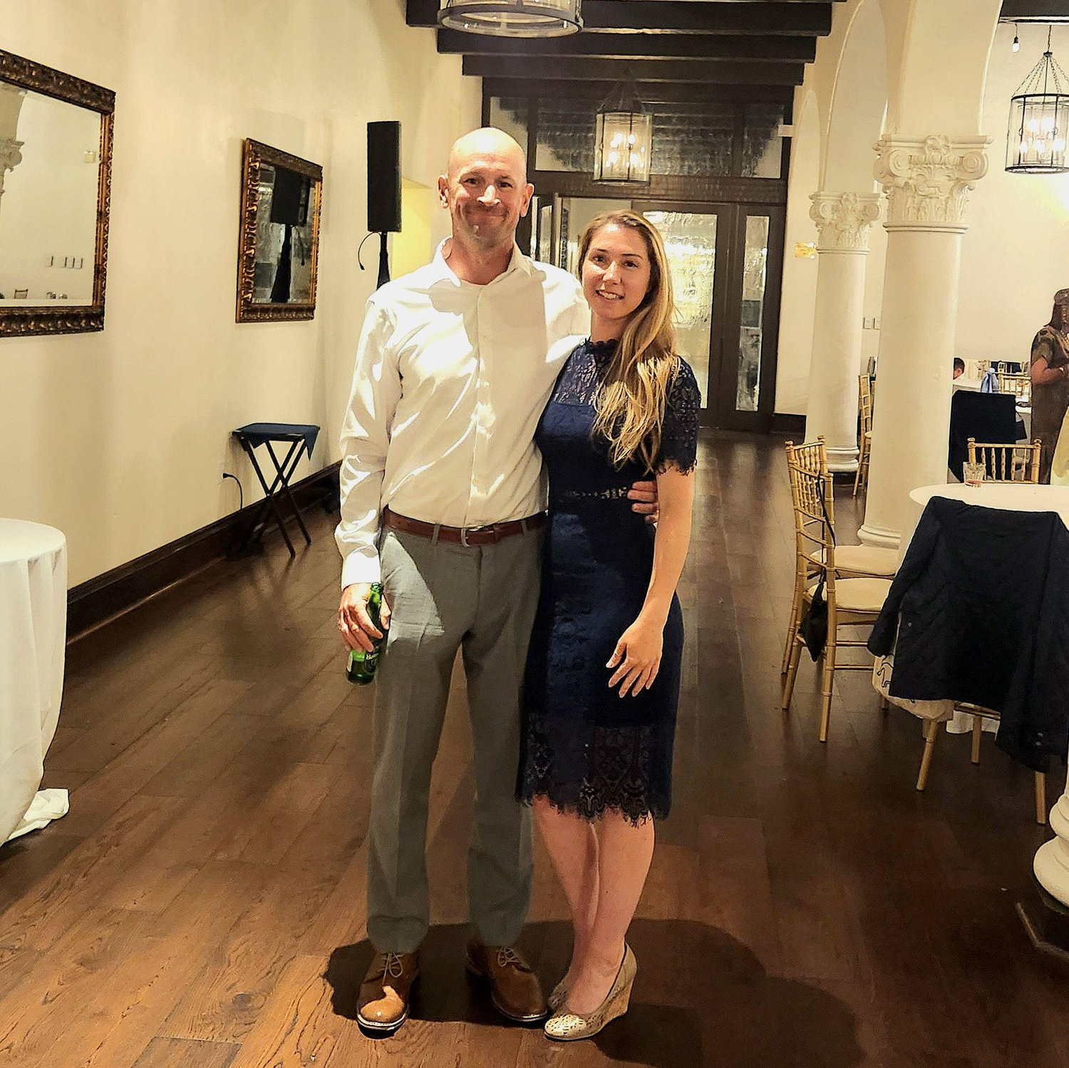 Our first wedding was Steve and Beau's!