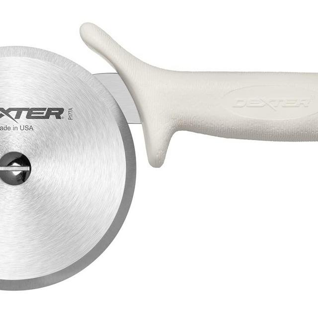 Dexter-Russell 4" Pizza Cutter, P177A-4PCP, SANI-SAFE Series White