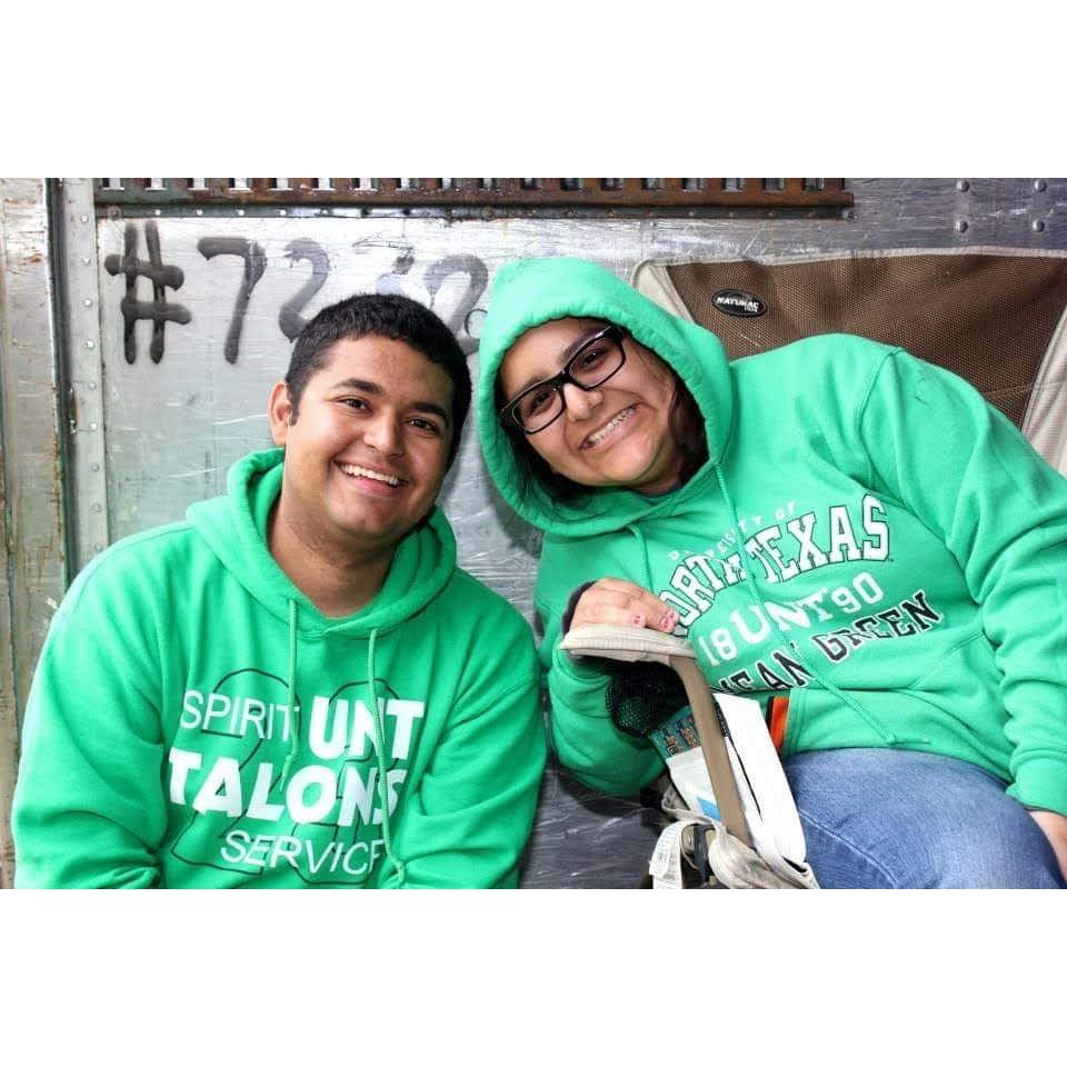 This is our first ever picture together! The start of a long-lasting friendship.