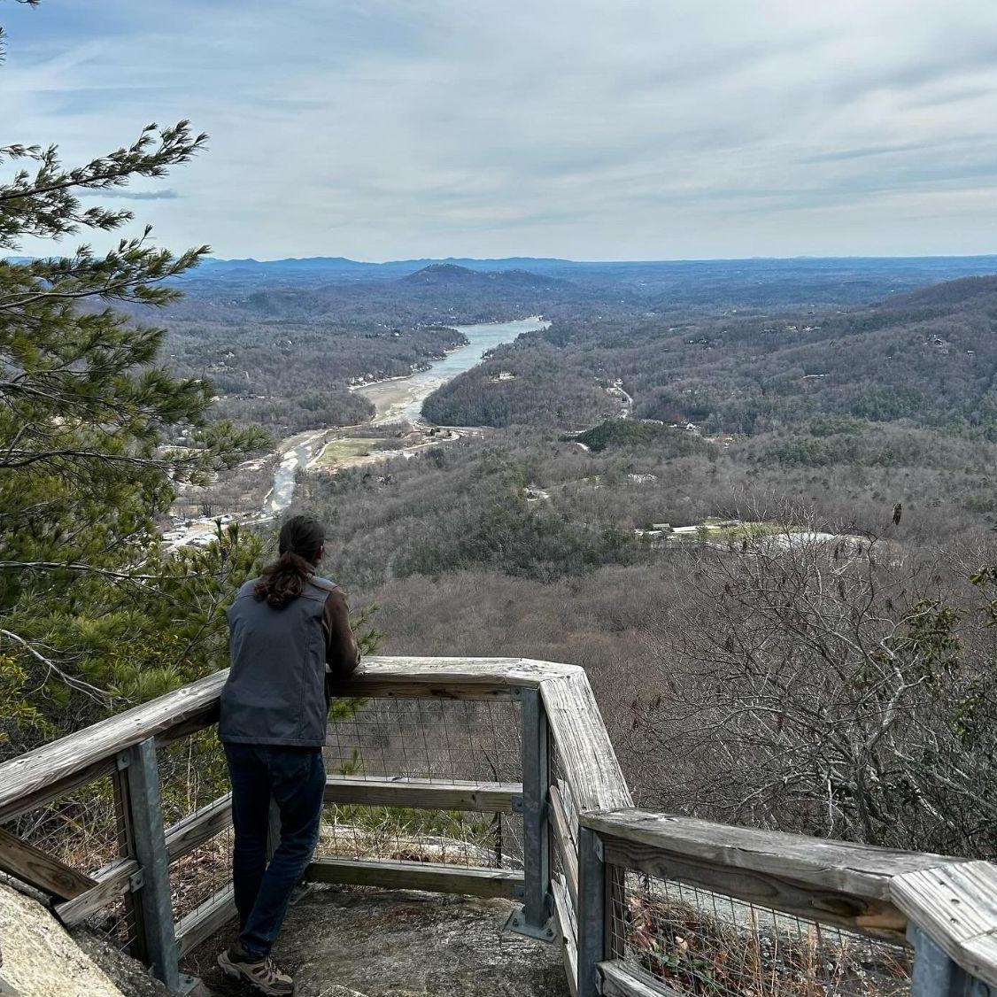 Chimney Rock State Park, SC. Exclamation Point Trail