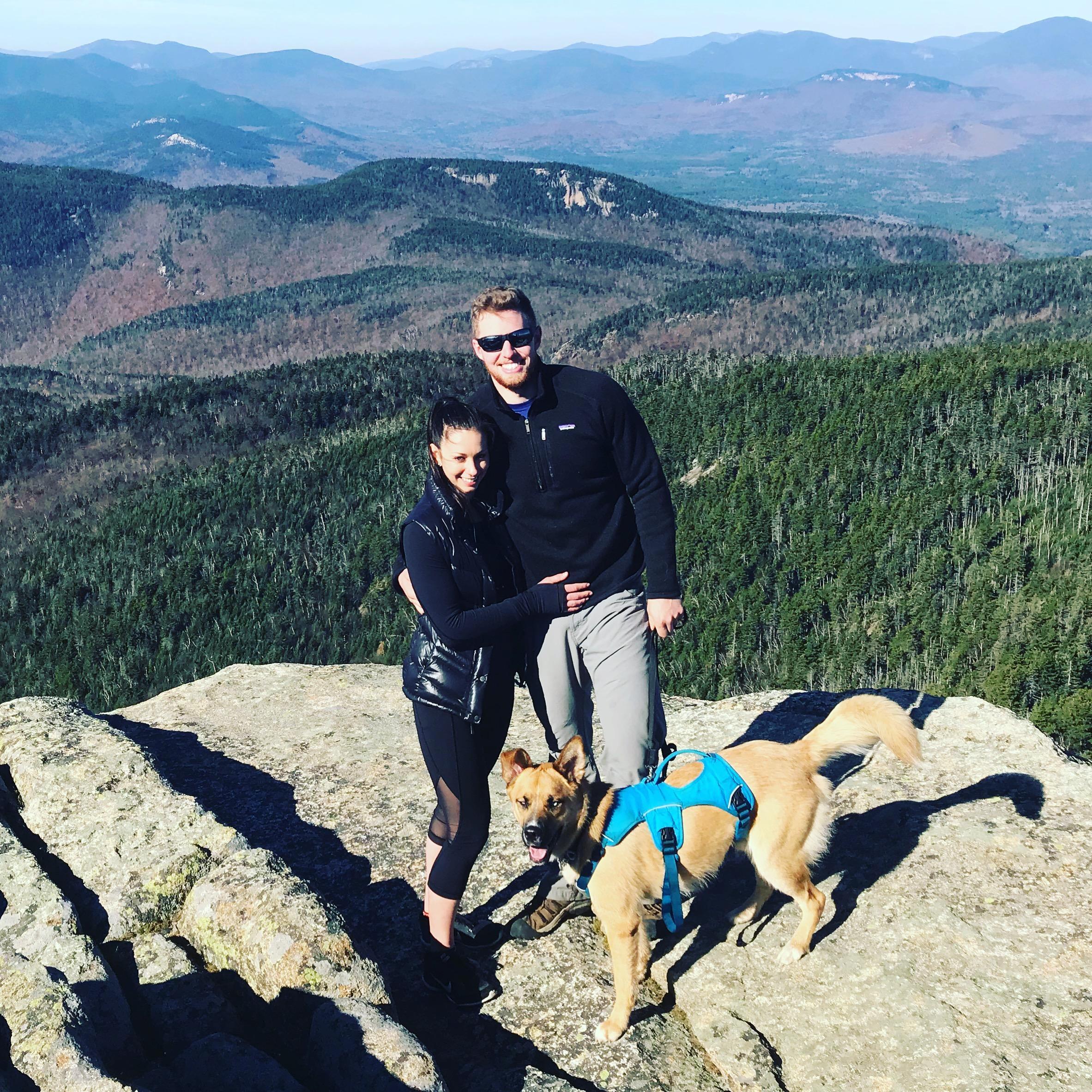 Our first hike together. October, 2017