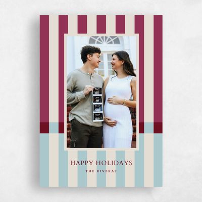 Red Standard Holiday Card - Charlotte