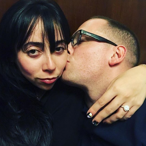 The night we got engaged. 9.1.17