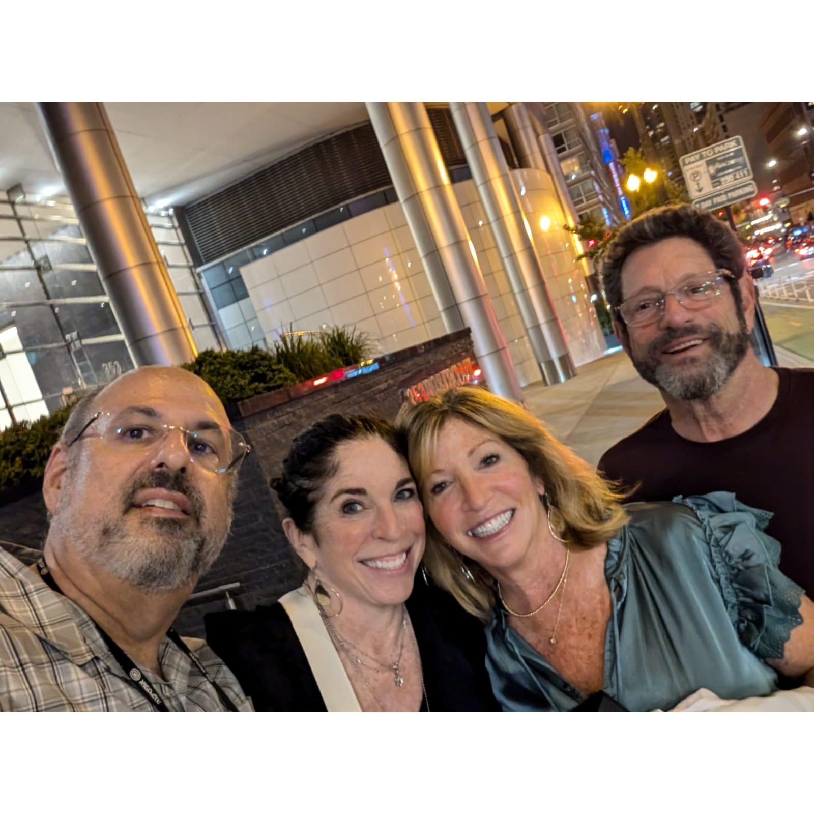With my sister and brother-in-law after Chicago concert!