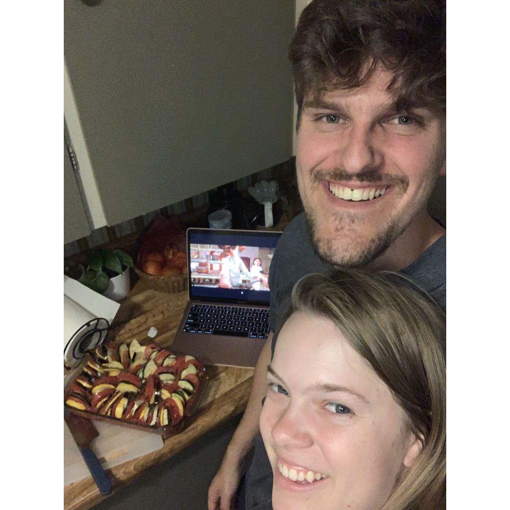 Making ratatouille and watching the movie