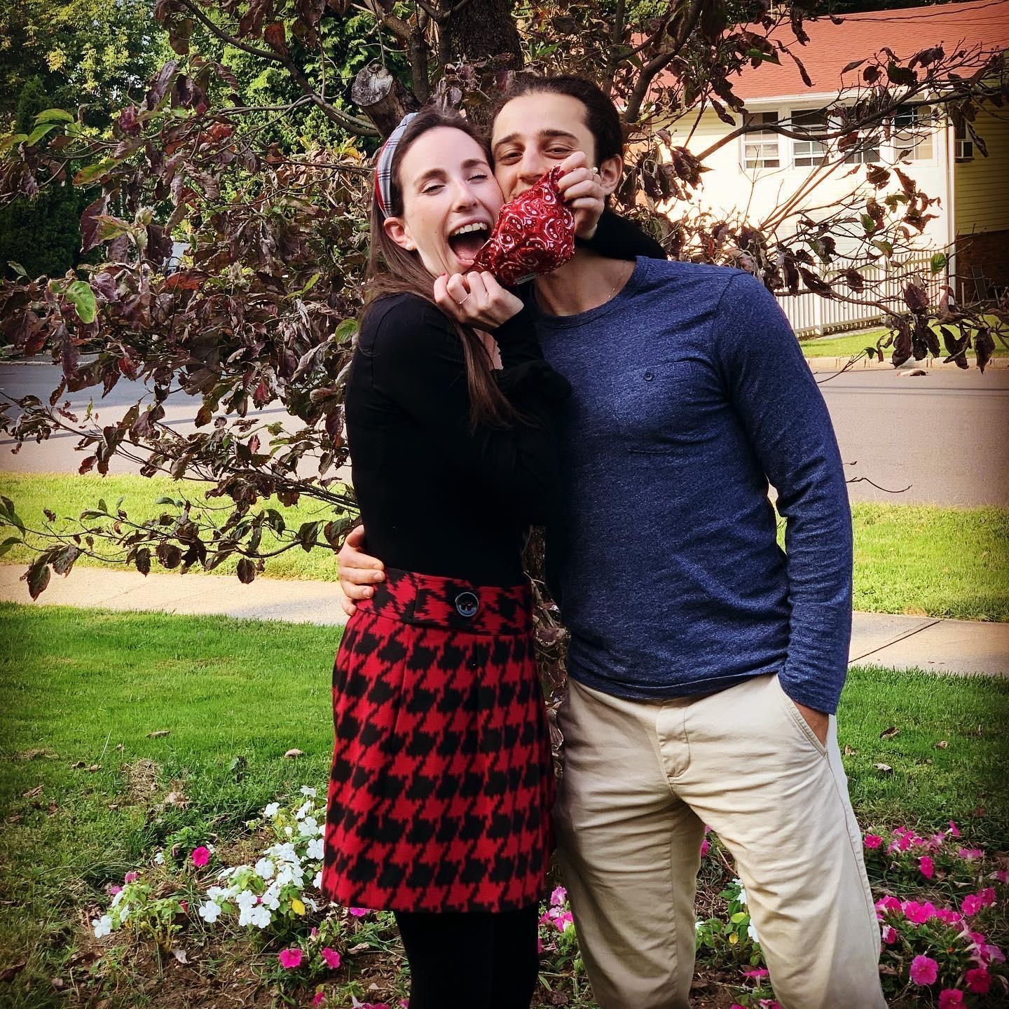 First Rosh Hashanah together, after all these years, so we document!