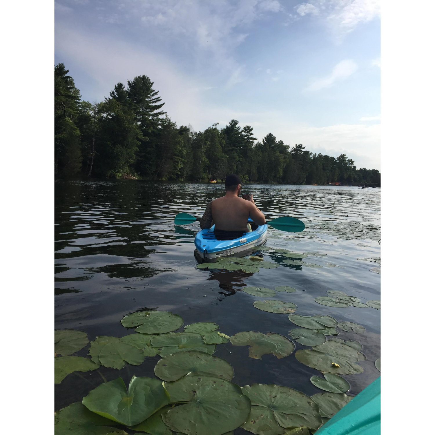 August 11, 2018
Kayaking in Canada. This is the first time the Bride and Groom had a (totally sober...) conversation about marriage.