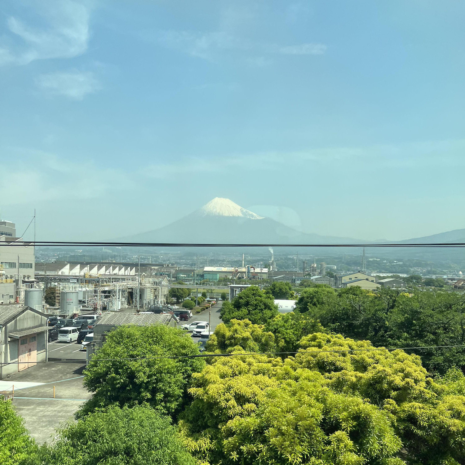 Seeing Mt. Fuji while in a bullet train was another surreal moment.