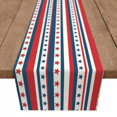 Designs Direct Stars and Stripes 90-Inch Table Runner