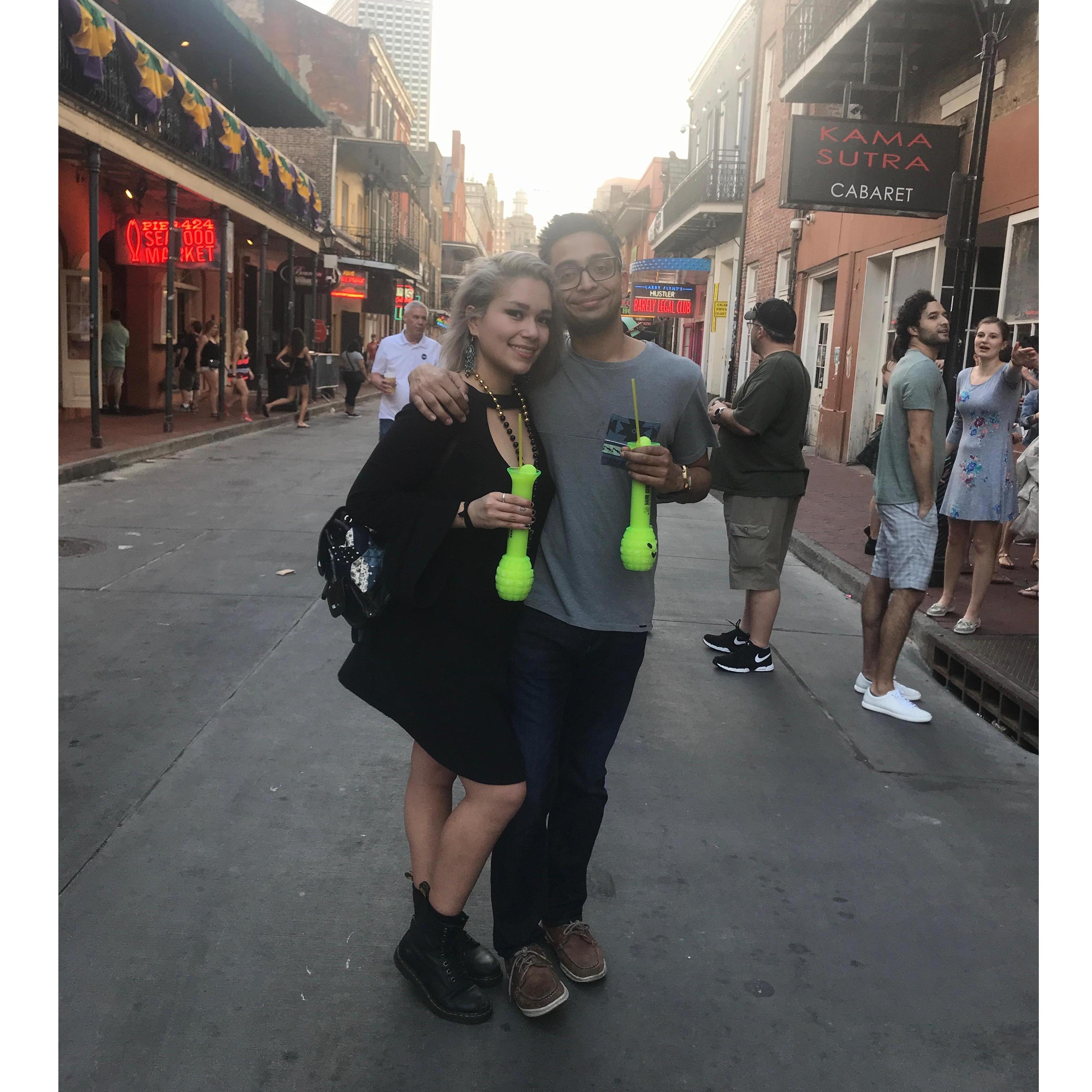 Our first trip together in NOLA!
