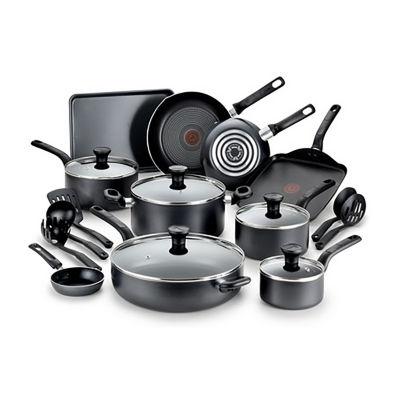 T-Fal Essentials 20-pc. Aluminum Non-Stick Cookware Set