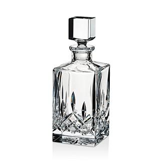 WaterfordLismore Black Square Decanter Clear
