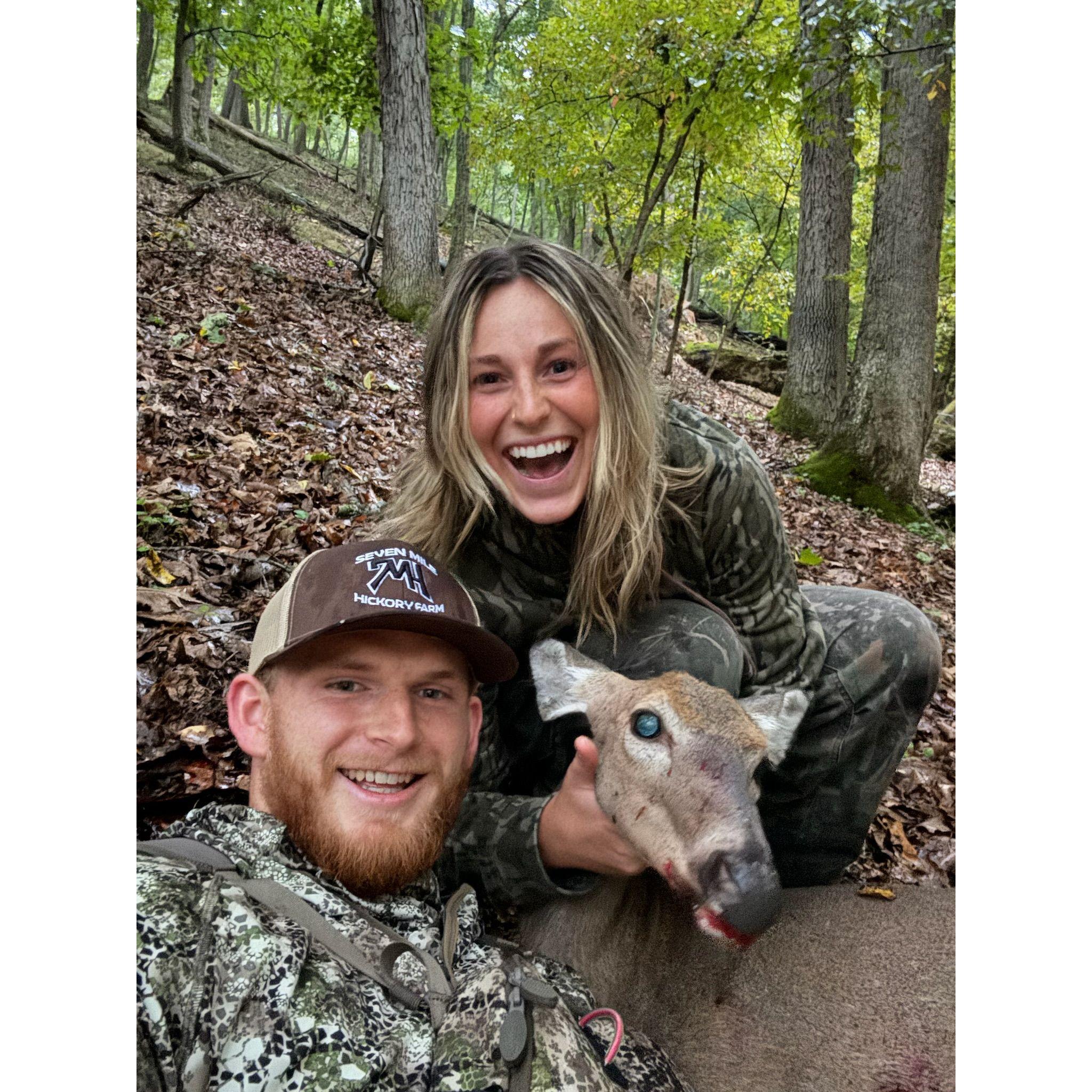 September 29, 2024 John took me hunting again, but this time I was the one behind the trigger.