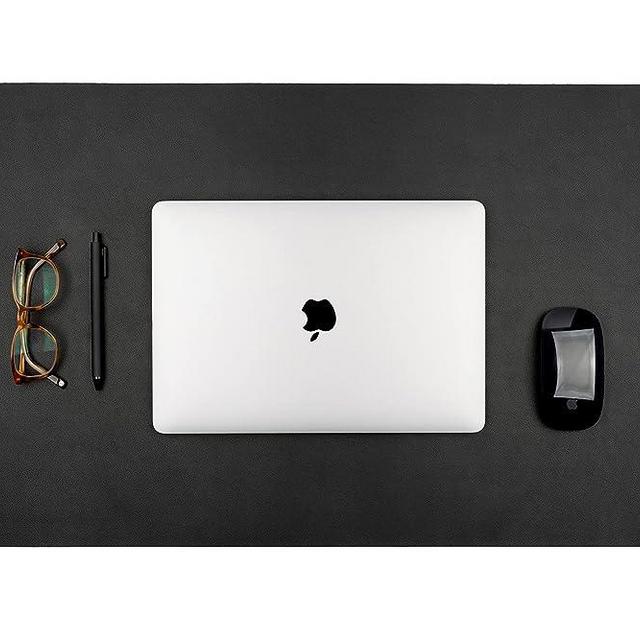 ANECDOTE Vegan Leather Desk Mat - This 31.5"x17" Desk Pad is Large Enough to Fit Your Keyboard, Mouse, and More - Feel Good About Using a Large Mouse Pad That Isn't Made from Animals