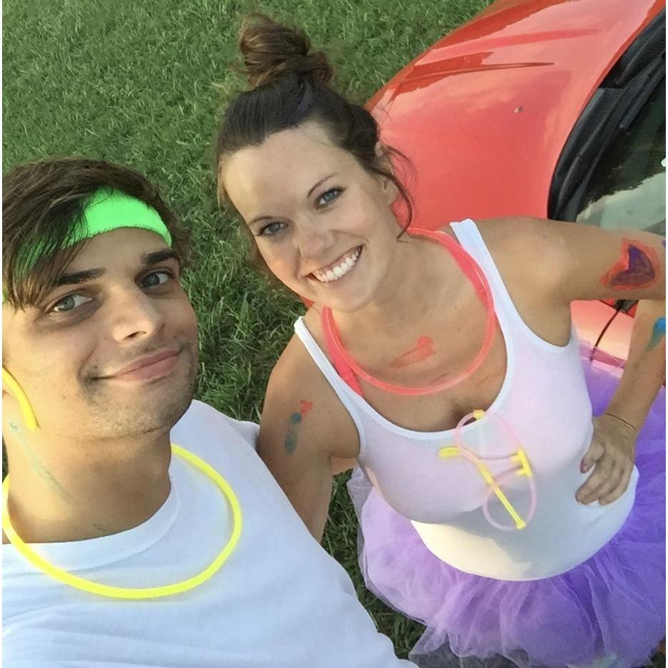 One of the many 5k I dragged Shane to
