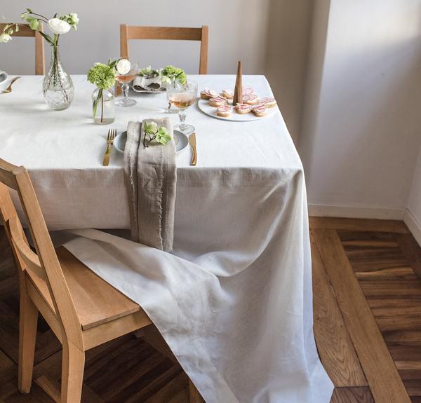 Smooth Tablecloth - Off White - 72 x 118