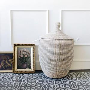 Ava Storage Basket Hamper - White - Large