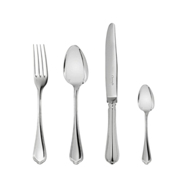 24-Piece Silver-Plated Flatware Set