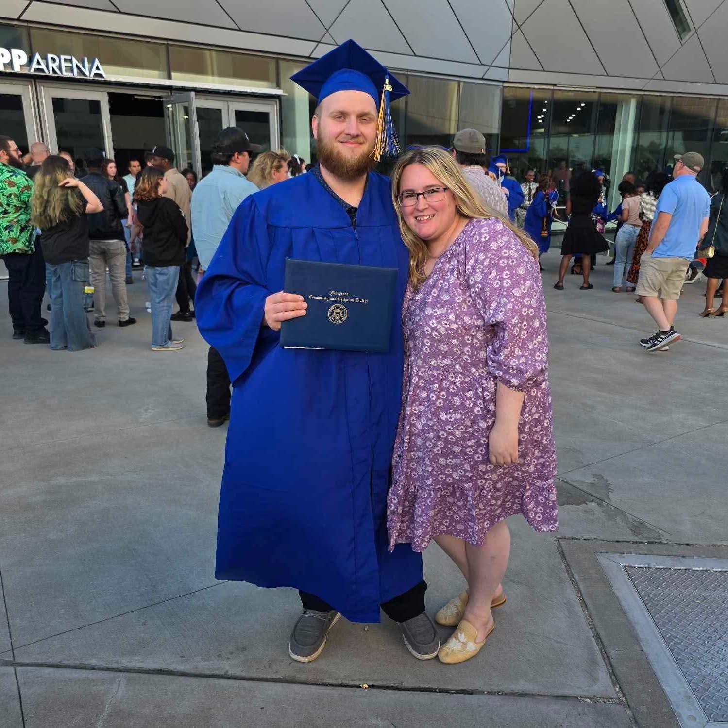 He graduated!