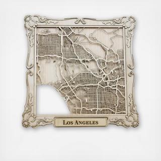 Los Angeles Map Birch