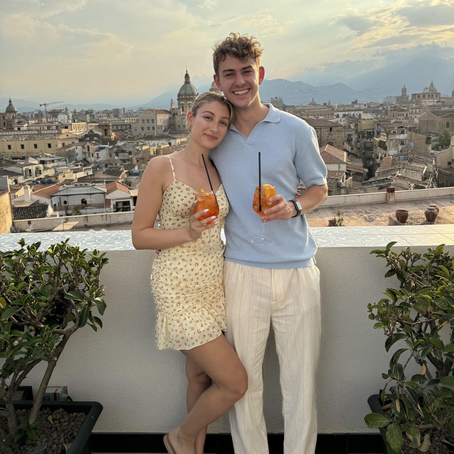 In Sicily for Christina's birthday