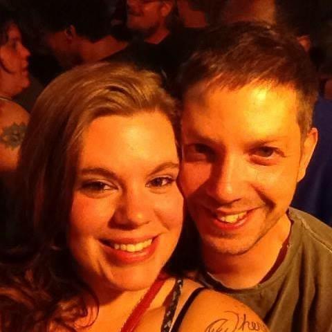 Our first photo together.