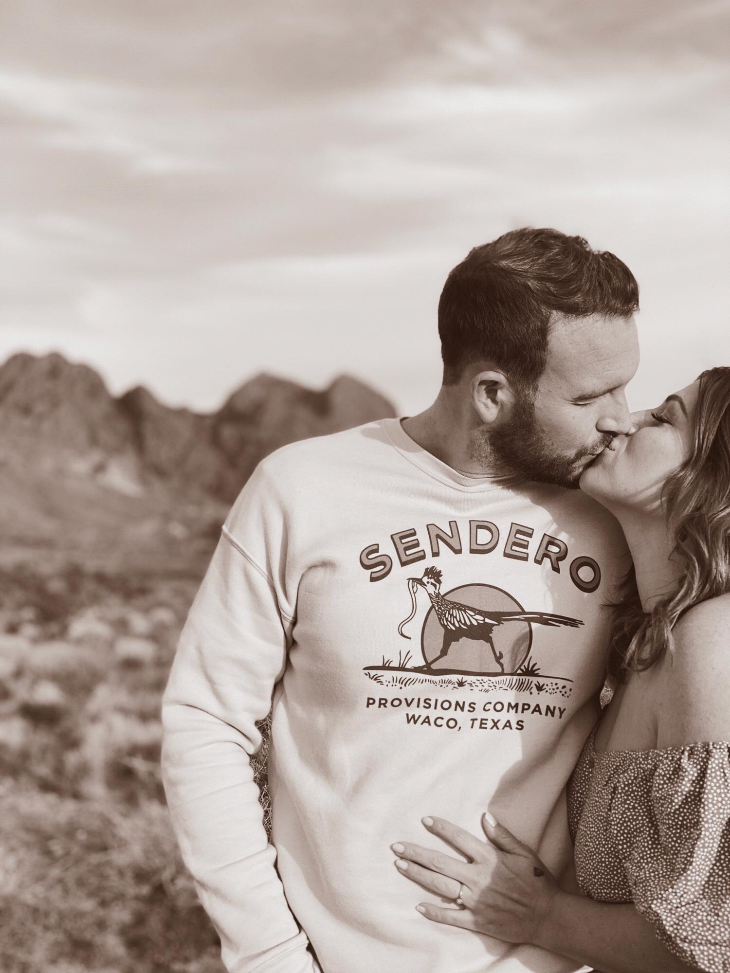 A lot of kisses went down for these photo sessions.