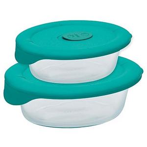 Pyrex® Pro 3.67 Cup Oval Dish with Bondi Plastic Lid