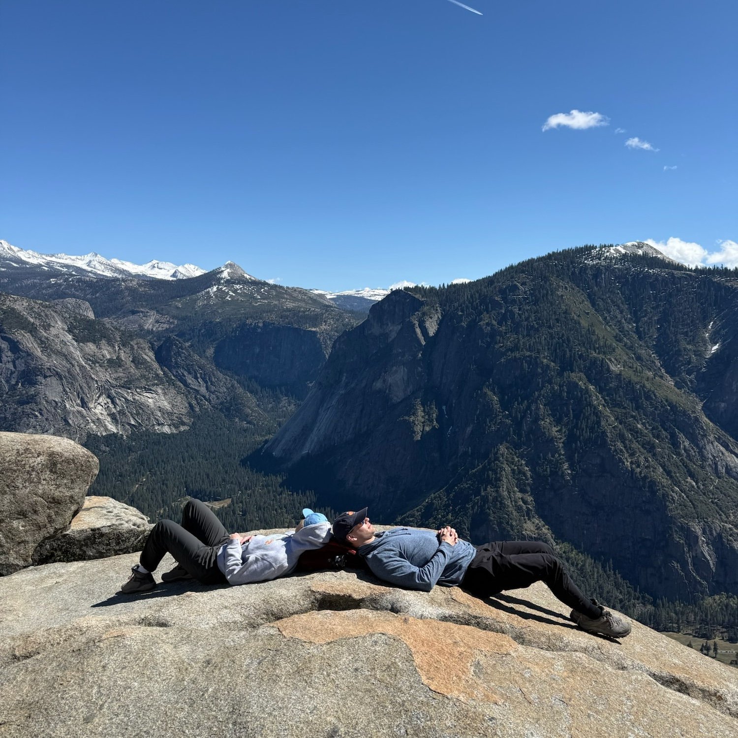 We made it to the very top of upper Yosemite Falls.