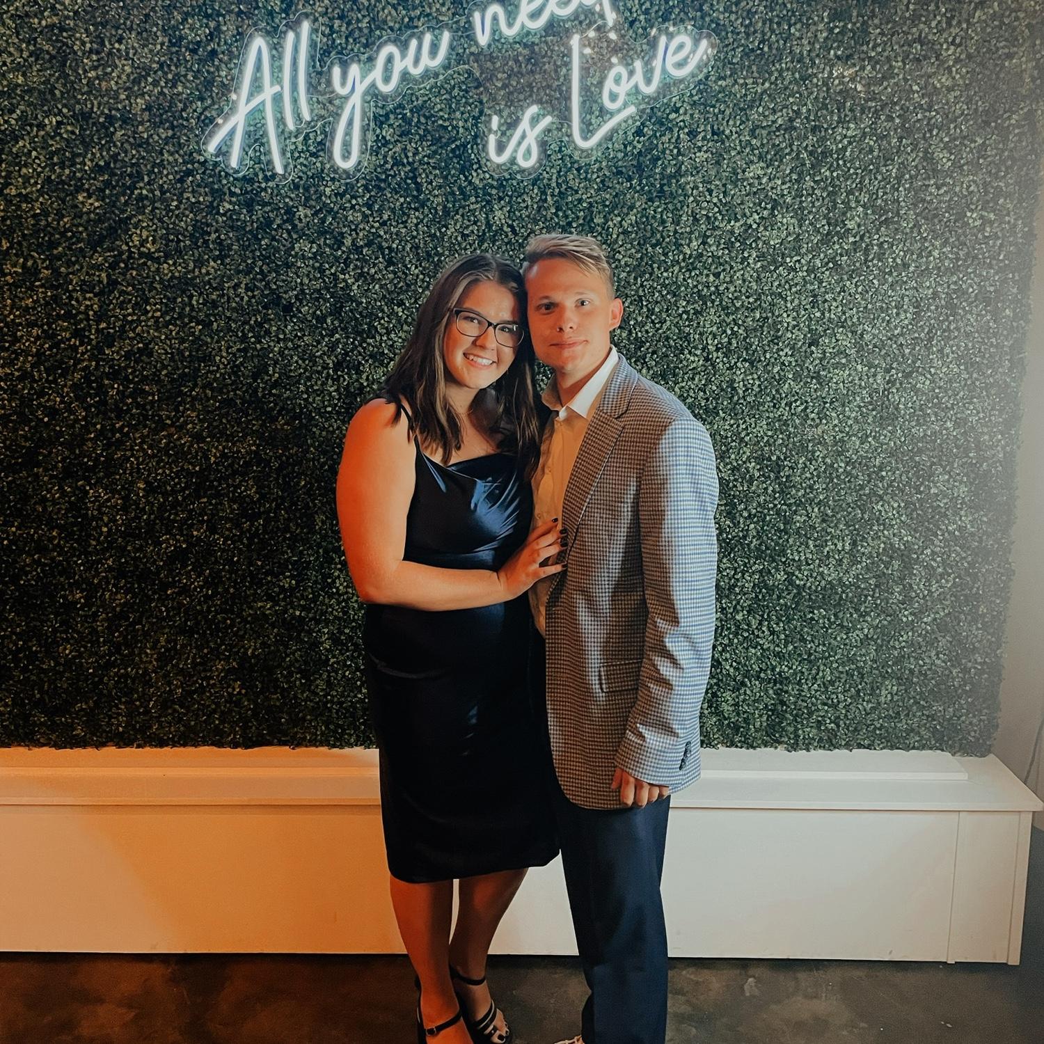 celebrating some friends weddings!