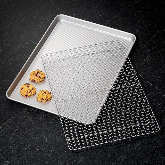 Large Cookie Sheet with Cooling Rack