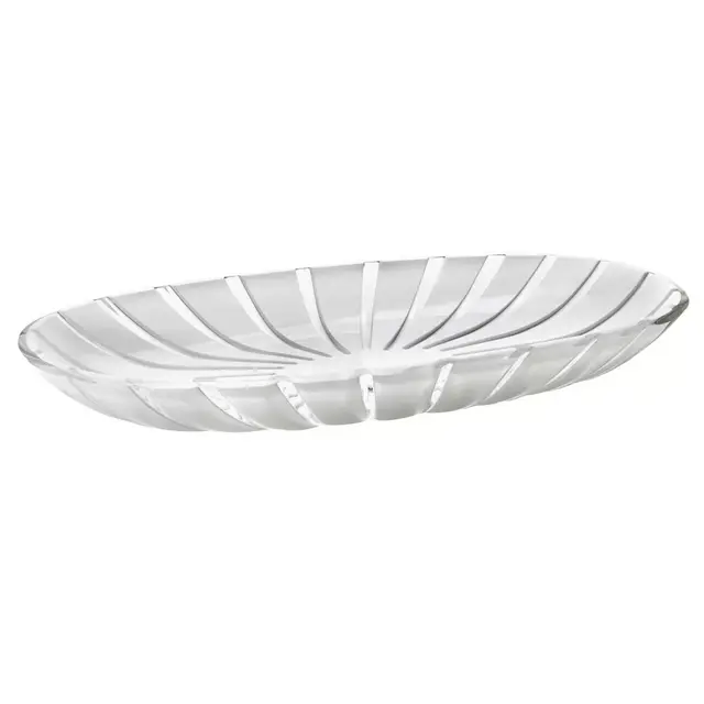 Fratelli Guzzini Grace Clear Acrylic Oval Tray