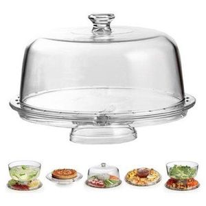 Dakota Trading (Kitchen) - Amazing Acrylic Cake Stand Multifunctional Cake and Serving Stand 30.4 cm (6 Uses)