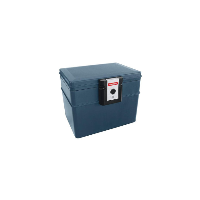 First Alert 0.62 cu ft Key Lock Gray File Chest