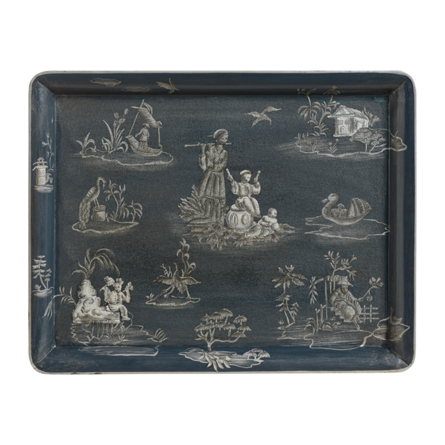 Oka Gonglin Tray - Petrol