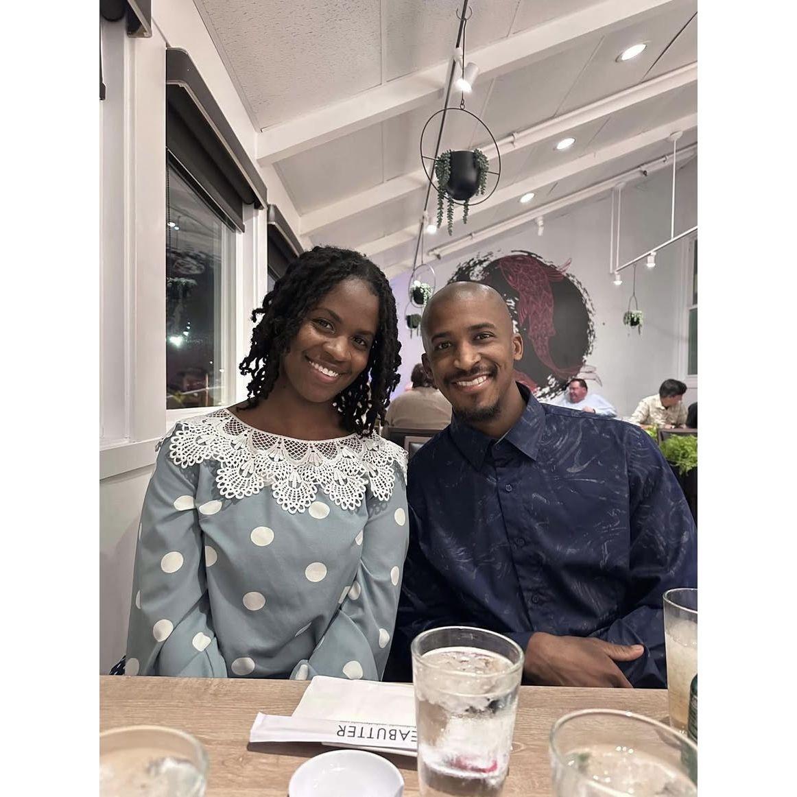 February 2024 - The first date as a couple.