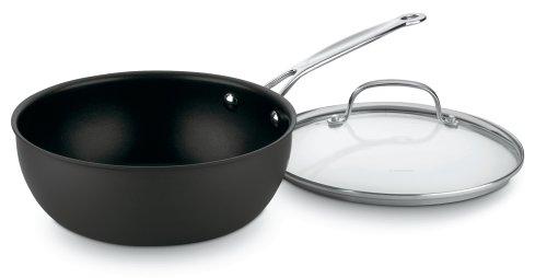 Cuisinart 635-24 Chef's Classic Nonstick Hard-Anodized 3-Quart Chef's Pan with Cover