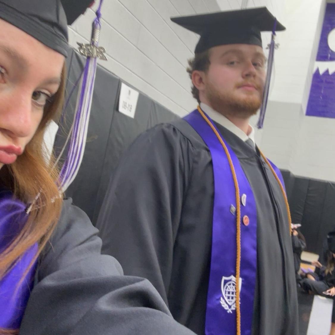 Right before graduation!