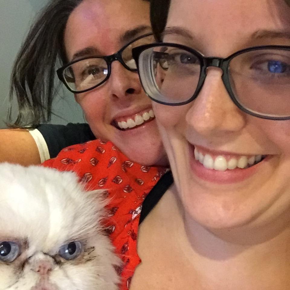With our beloved Sophie