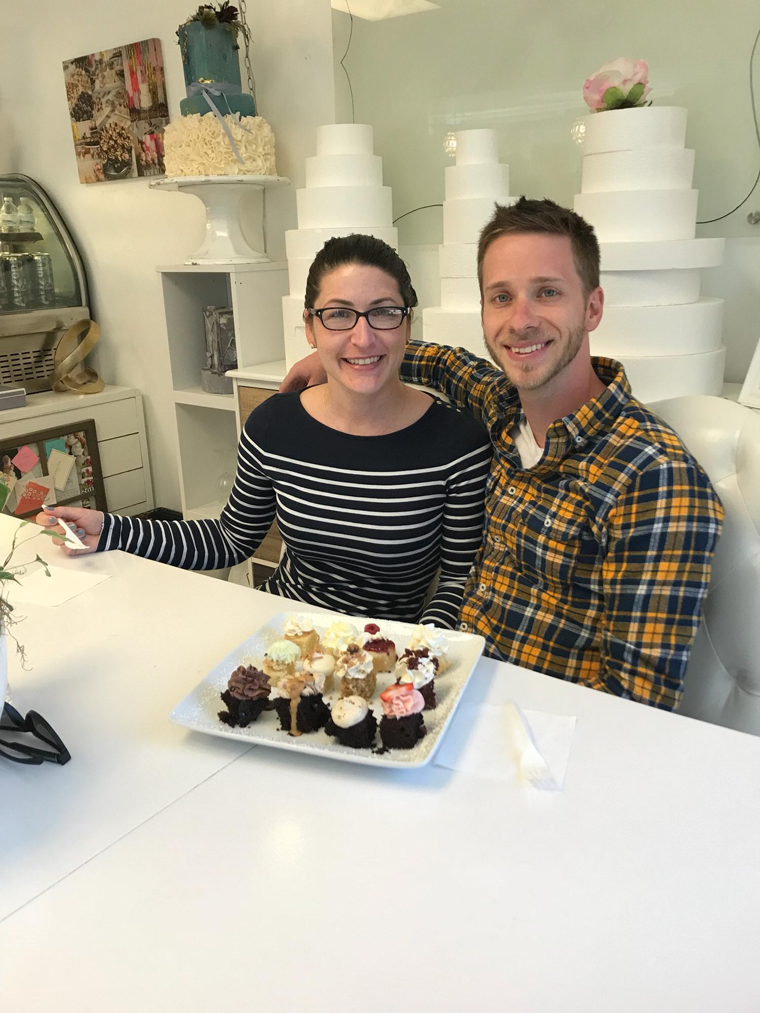 One of the best parts of wedding planning!! CAKE