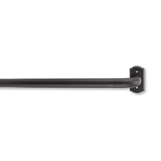 Cambria® Blockout 72 to120-Inch Slope Plate 1" Diameter Single Rod Set in Matte Brown