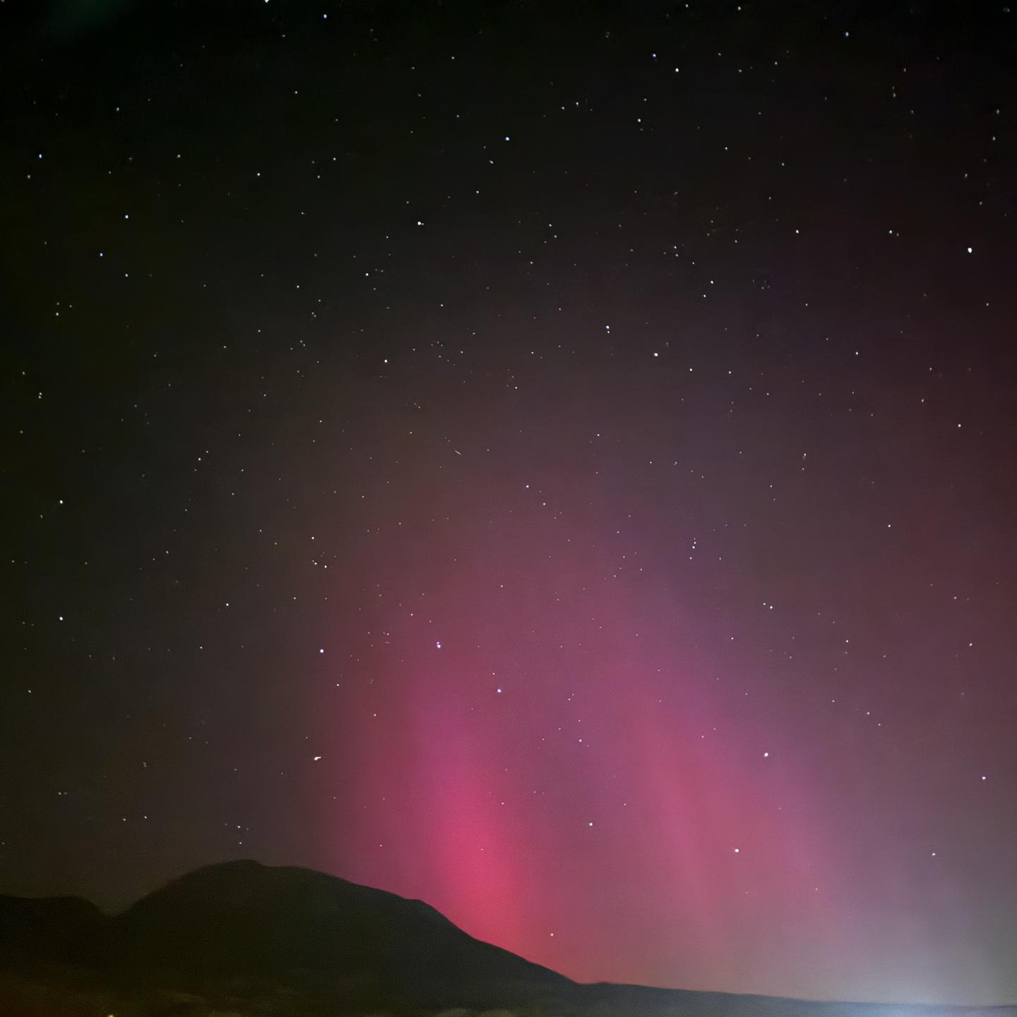Northern Lights from our home - Frisco, CO 2024
