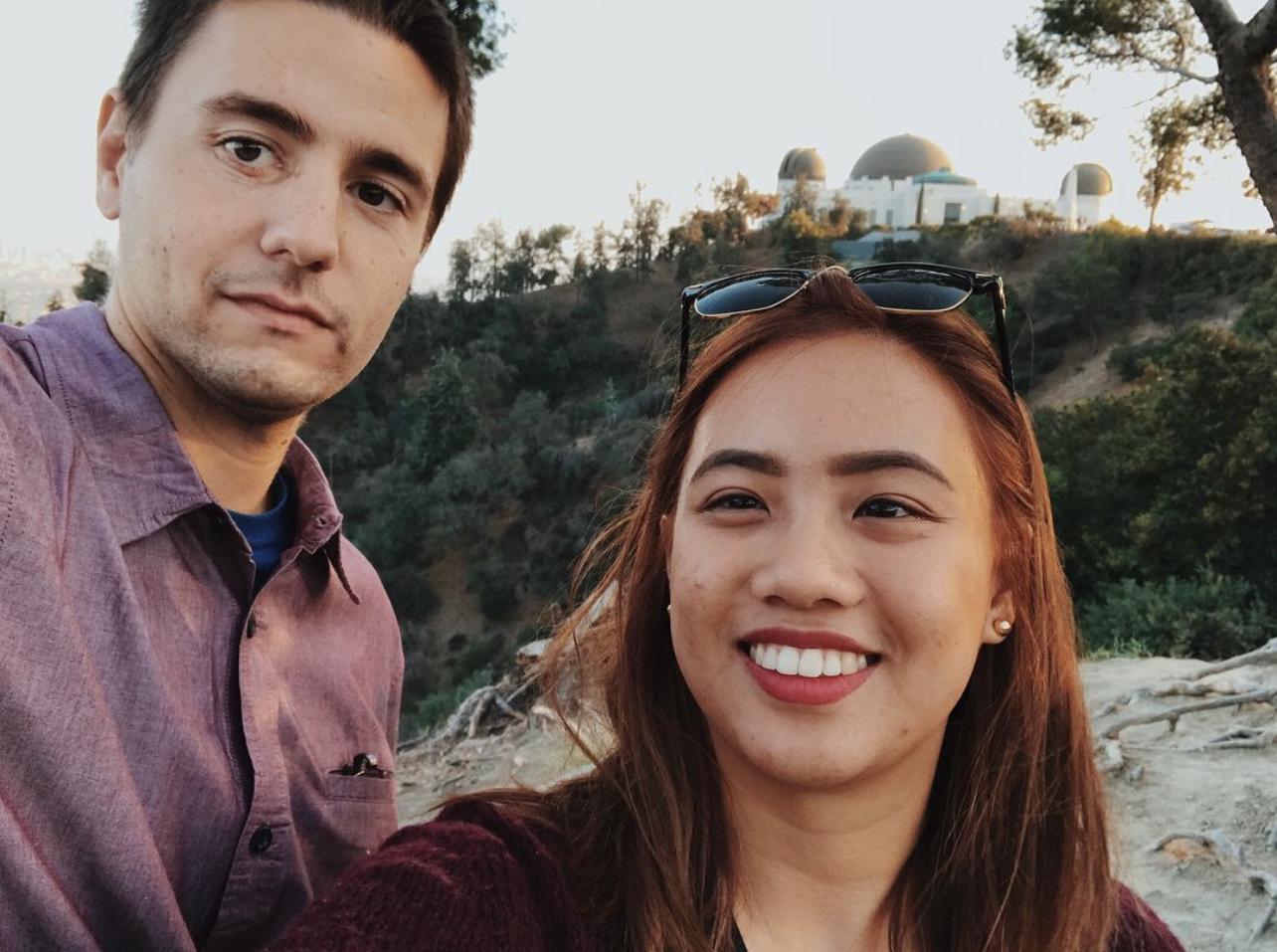 Our first photo! Taken at The Griffith Observatory in LA, October 1, 2017