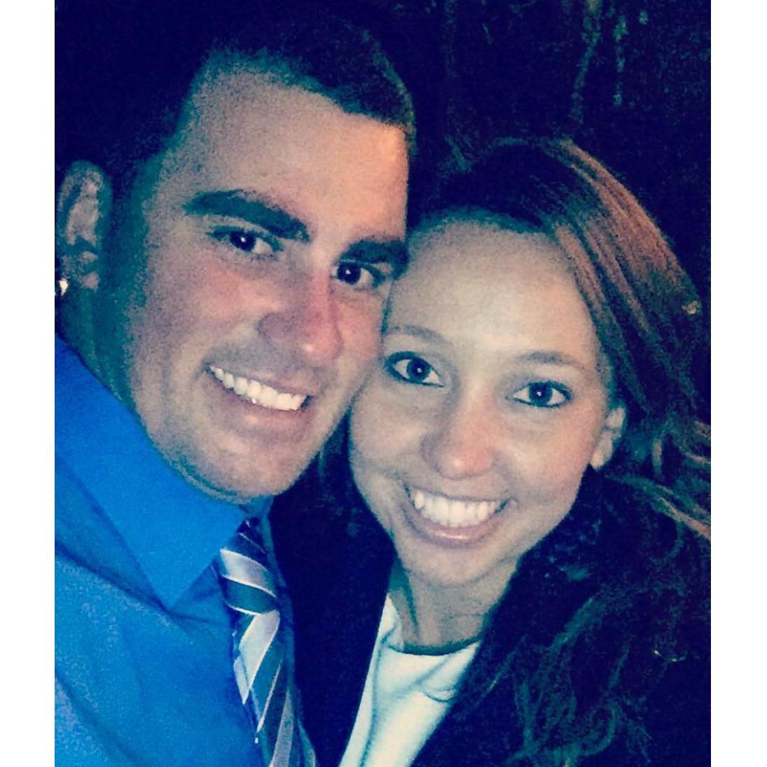 Our first wedding to attend together - Kelly & Adam Clarke